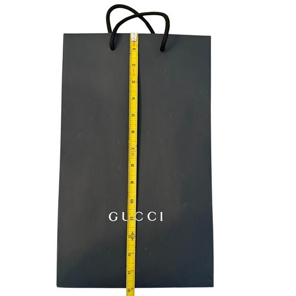 Lot of 3 Gucci Shopping Bags – Large & Medium Sizes with Ribbon Handles - Picture 2 of 8